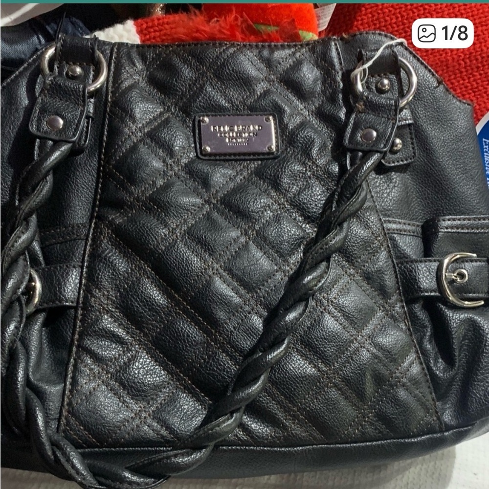 Relic Black Quilted Shoulder Bag